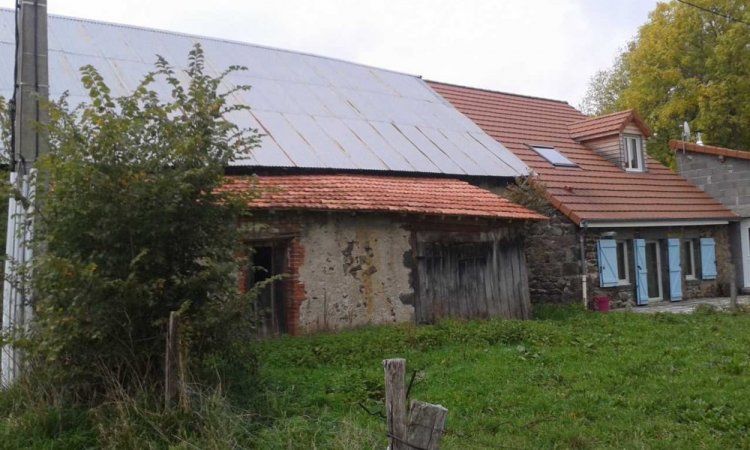 Transformation d'une grange en maison d'habitation proche de Riom dans le Puy-De-Dôme